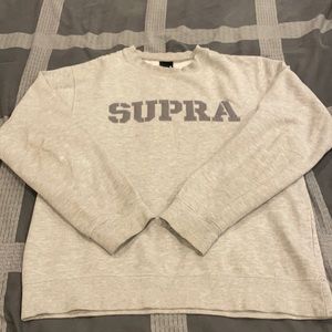 Supra Long Sleeve crewneck sweater (M)